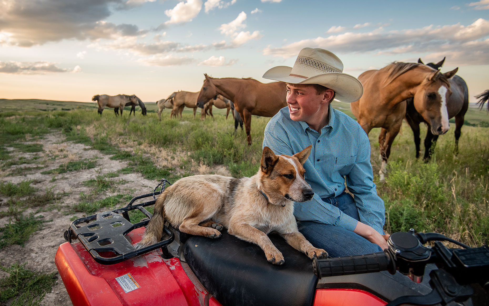 Cowboy and his Dog