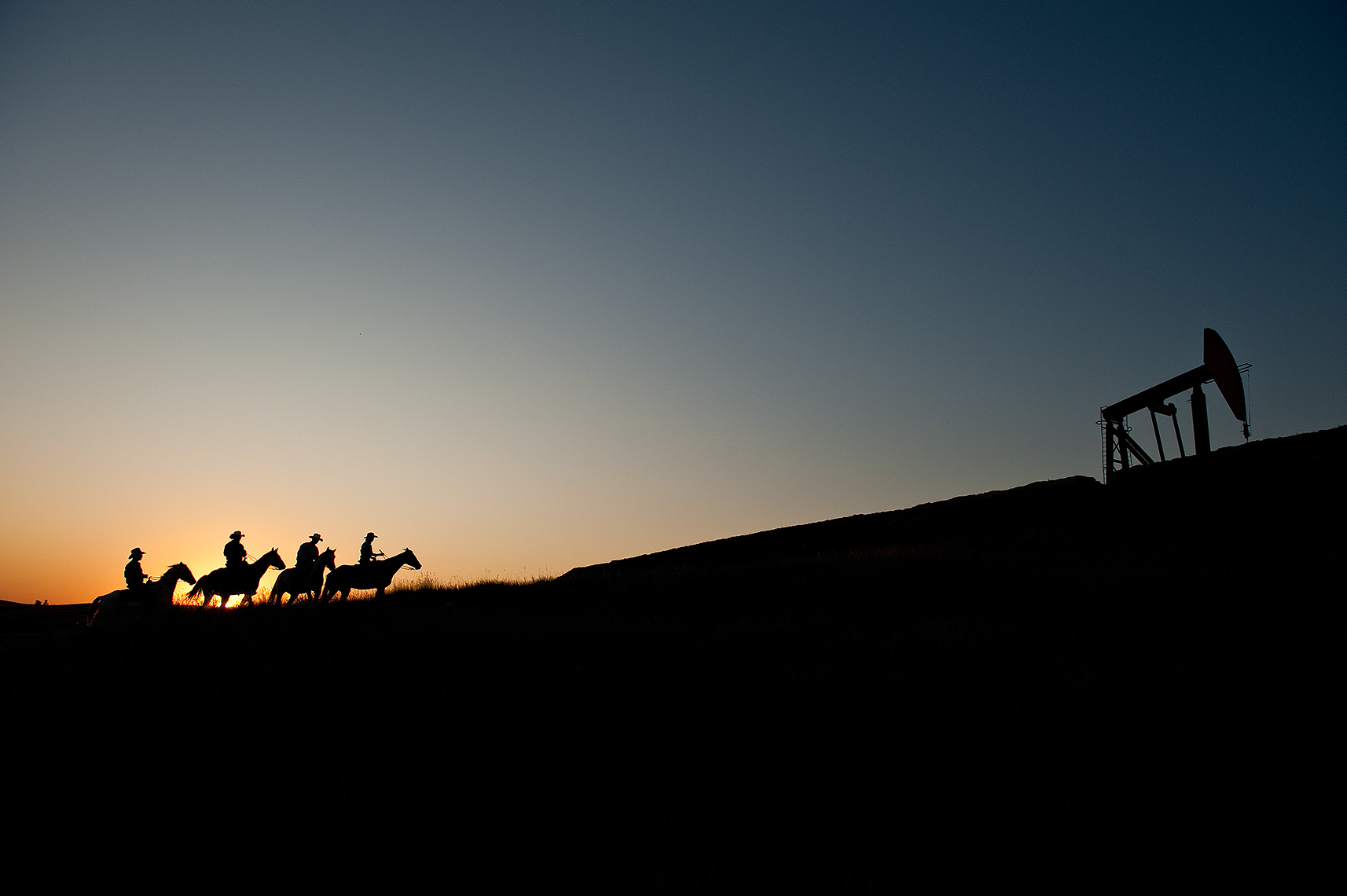 Cowboys and Oil Well