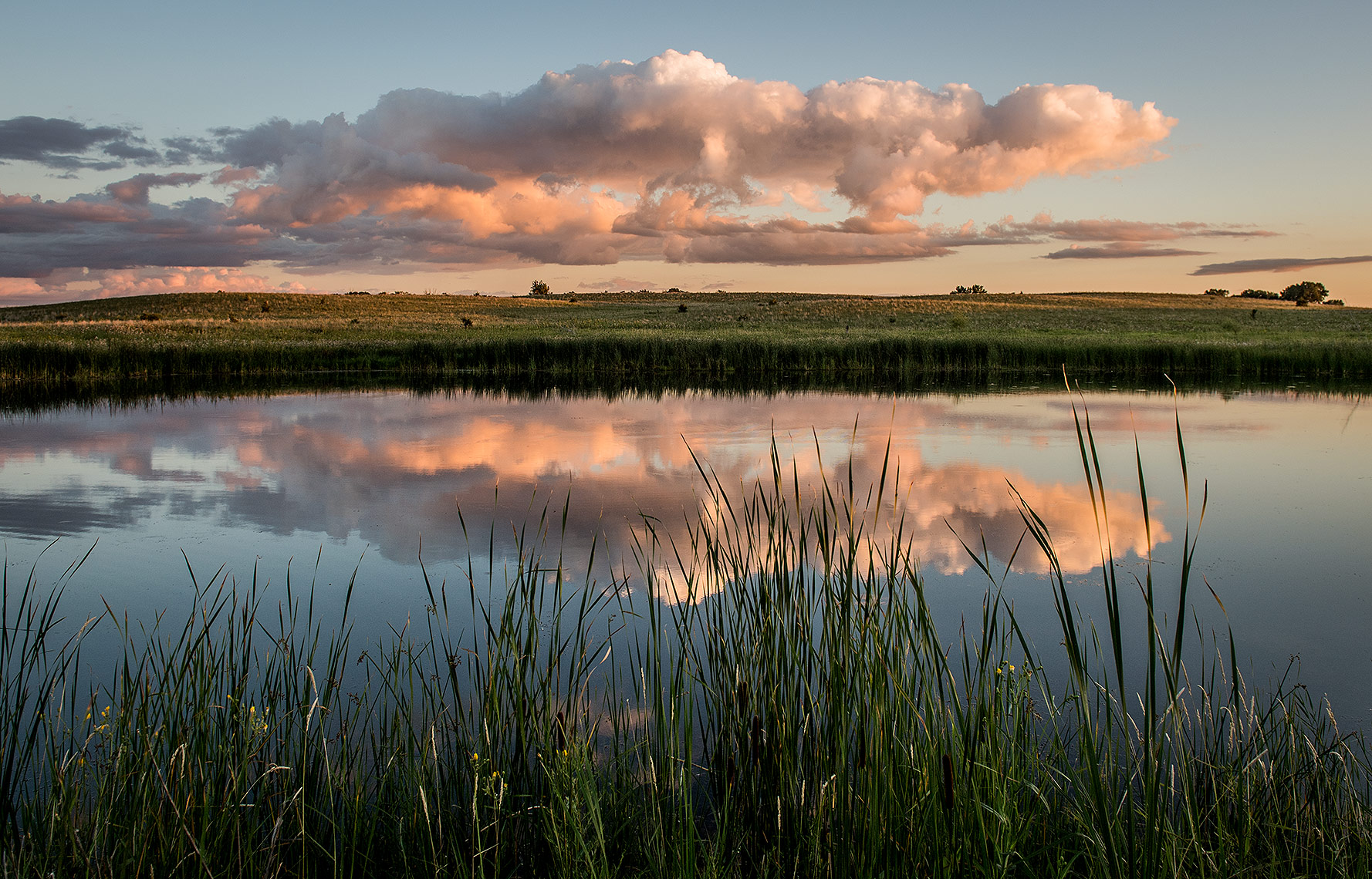 Clouds and Wetland Photography