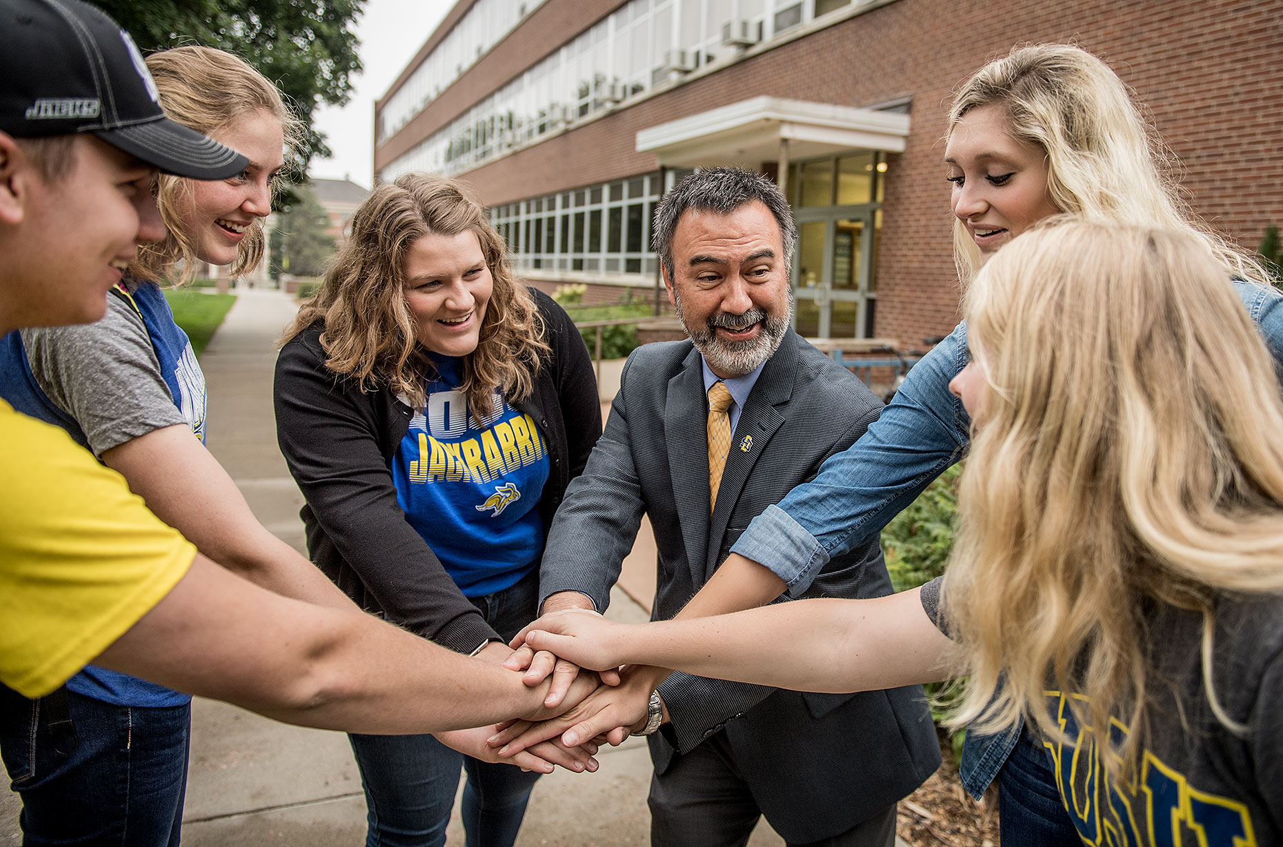 Huddle with College Dean